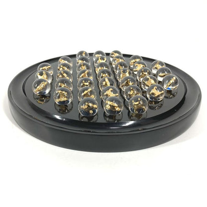 Celine Object Ball Solitaire Resin Black Hat