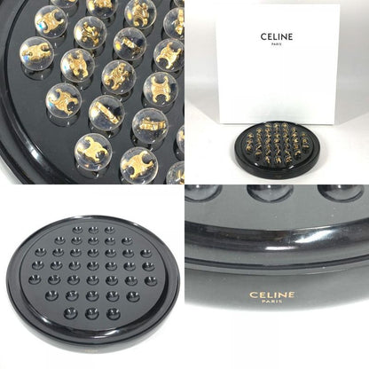 Celine Object Ball Solitaire Resin Black Hat