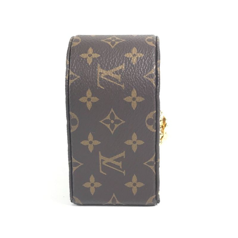 Louis Vuitton Case Ecrankle Monogram Canvas Brown Shoulder Bag X Pink