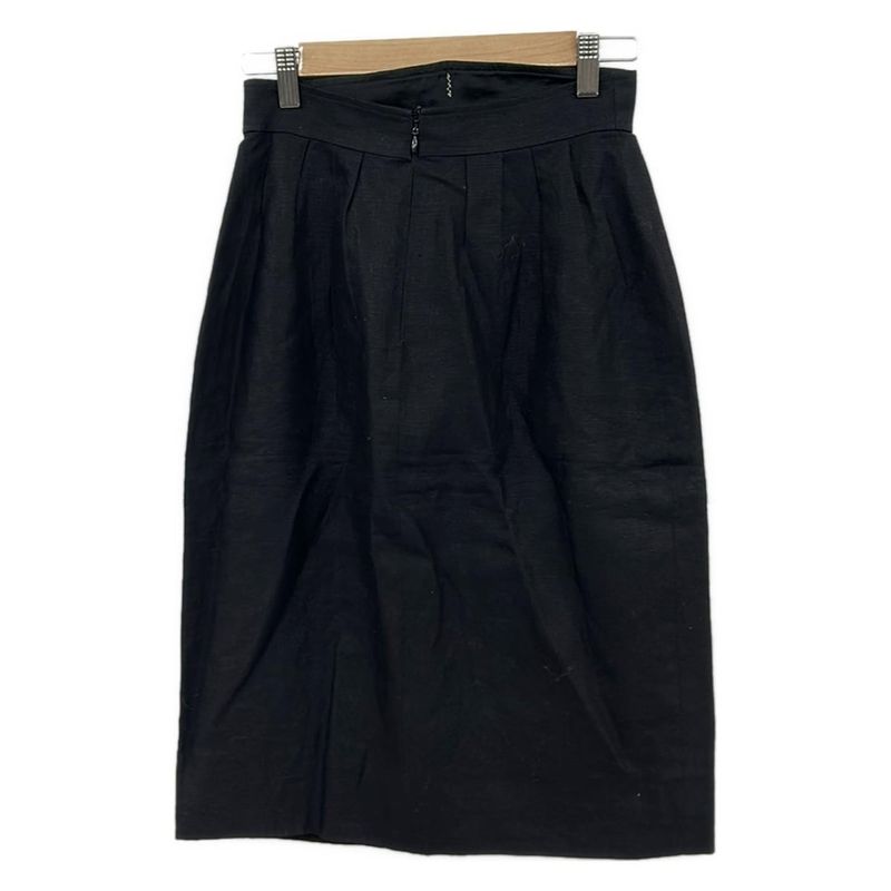 Chanel Skirt 38 M Black Knee Length