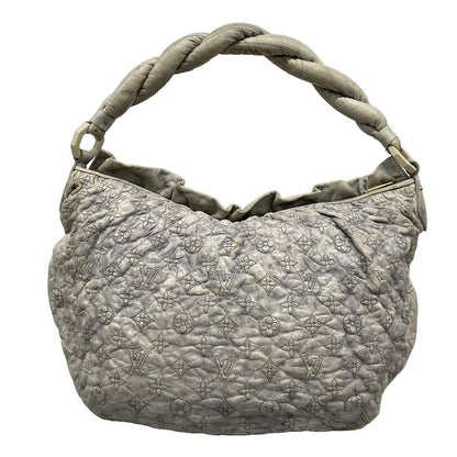 Louis Vuitton Shoulder Bag Monogram Olympe Nimbus GM Gray Leather