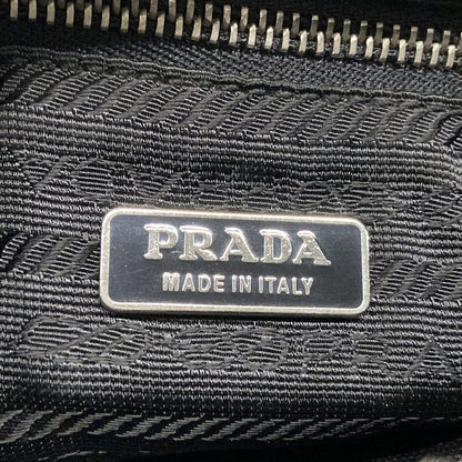 Prada Handbag Black Red Leather