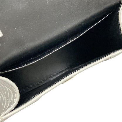 Balenciaga Hourglass Mini Silver Bag Embossed Leather