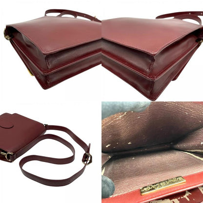 Cartier Leather Shoulder Bag Must