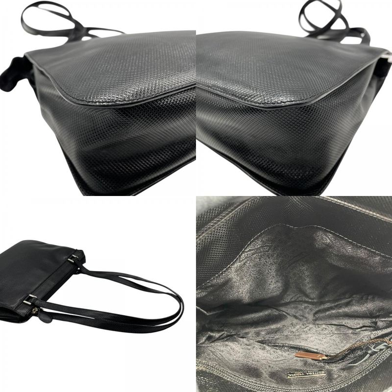 Bottega Veneta Tote Black Silver Shoulder Can Be Simple D2