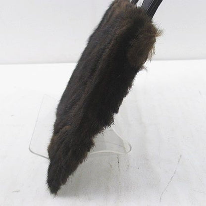 Loewe Tote Bicolor Black Brown Leather Fur