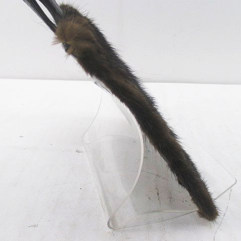 Loewe Tote Bicolor Black Brown Leather Fur