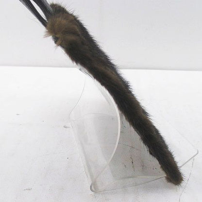 Loewe Tote Bicolor Black Brown Leather Fur