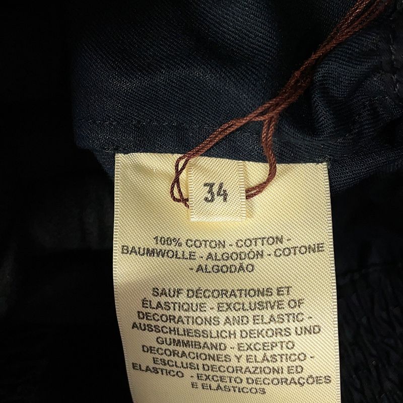 Hermes Jacket Veste Taille Brodee a Smocks Shirt Cotton 34