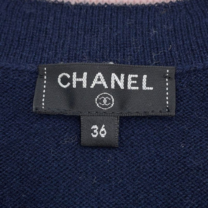 Chanel Cardigan No5 Button Cashmere 36