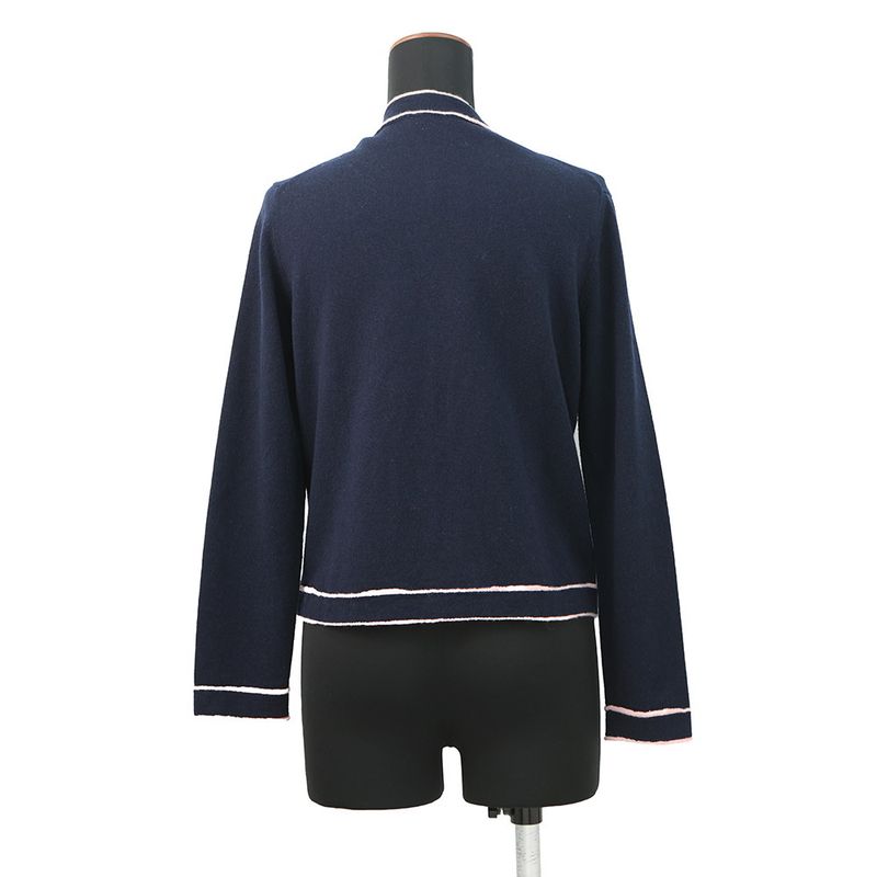 Chanel Cardigan No5 Button Cashmere 36