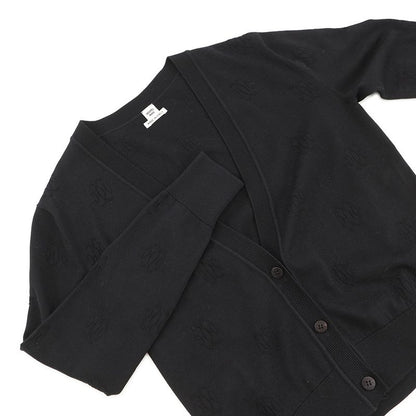 Hermes Cardigan Lift Silk Cotton 36 Black