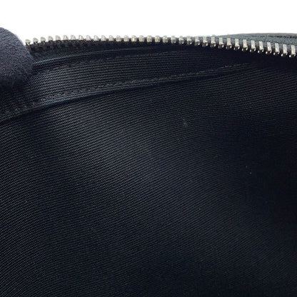 Celine Shoulder Bag Triomphe Horizontal Leather Black Brown