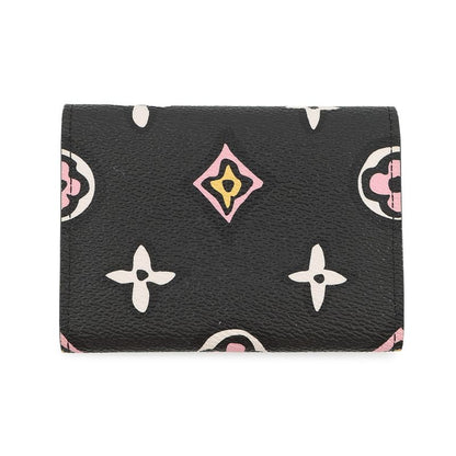 Louis Vuitton Coin Case Monogram Wild at Porte Monnaie Rosalie Noir Black Multicolor