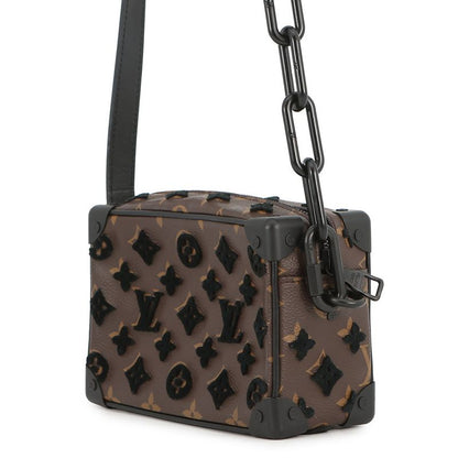 Louis Vuitton Shoulder Bag Monogram Tufting Mini Soft Trunk Black Noir