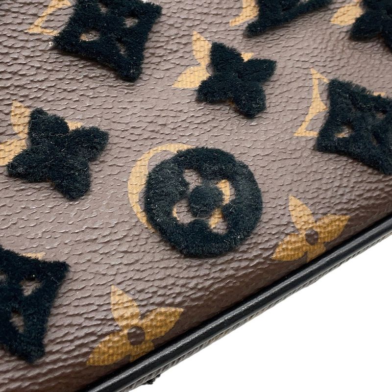 Louis Vuitton Shoulder Bag Monogram Tufting Mini Soft Trunk Black Noir