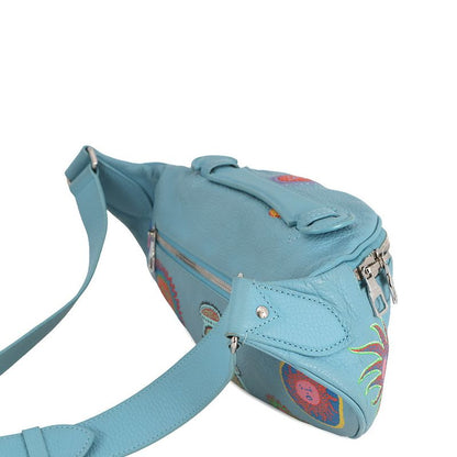 Louis Vuitton Belt Bag Monogram Taurillon Lvxyk Maxi Waist Blue-multicolor