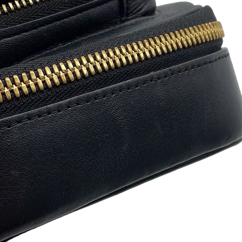 Louis Vuitton Shoulder Bag Monogram Calf Leather Utility Noir Black