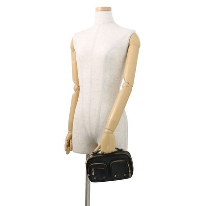 Louis Vuitton Shoulder Bag Monogram Calf Leather Utility Noir Black