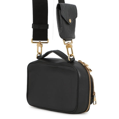 Louis Vuitton Shoulder Bag Monogram Calf Leather Utility Noir Black
