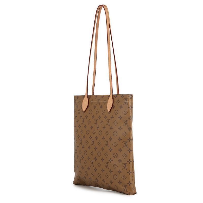 Louis Vuitton Tote Monogram Reverse Video Print Carry It Noir Black Brown
