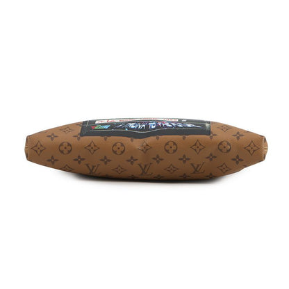 Louis Vuitton Tote Monogram Reverse Video Print Carry It Noir Black Brown