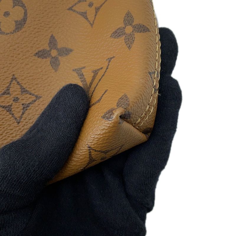 Louis Vuitton Tote Monogram Reverse Video Print Carry It Noir Black Brown