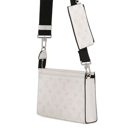 Louis Vuitton Shoulder Bag Monogram Taiga Gaston Wearable Wallet Optical White