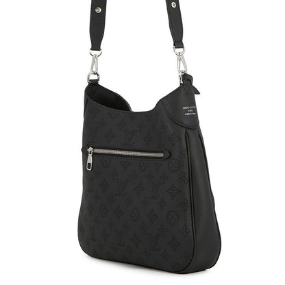 Louis Vuitton Shoulder Bag Monogram Mahina All Around MM Noir Black