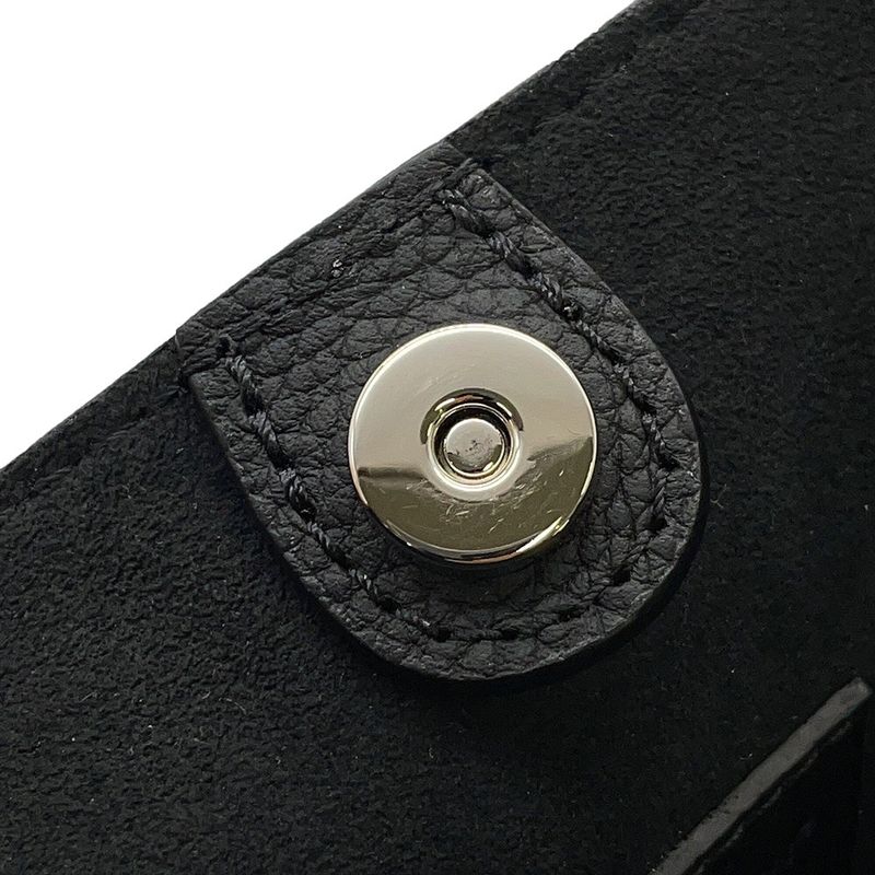 Louis Vuitton Shoulder Bag Monogram Mahina All Around MM Noir Black