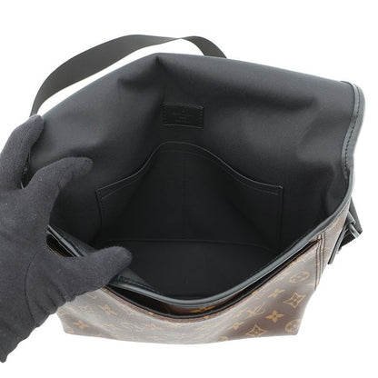 Louis Vuitton Shoulder Bag Monogram Macassar Magnetic Noir Black