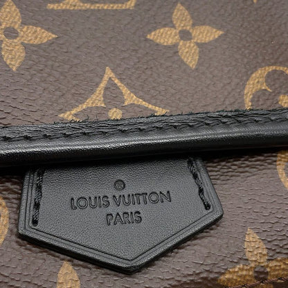 Louis Vuitton Shoulder Bag Monogram Macassar Magnetic Noir Black