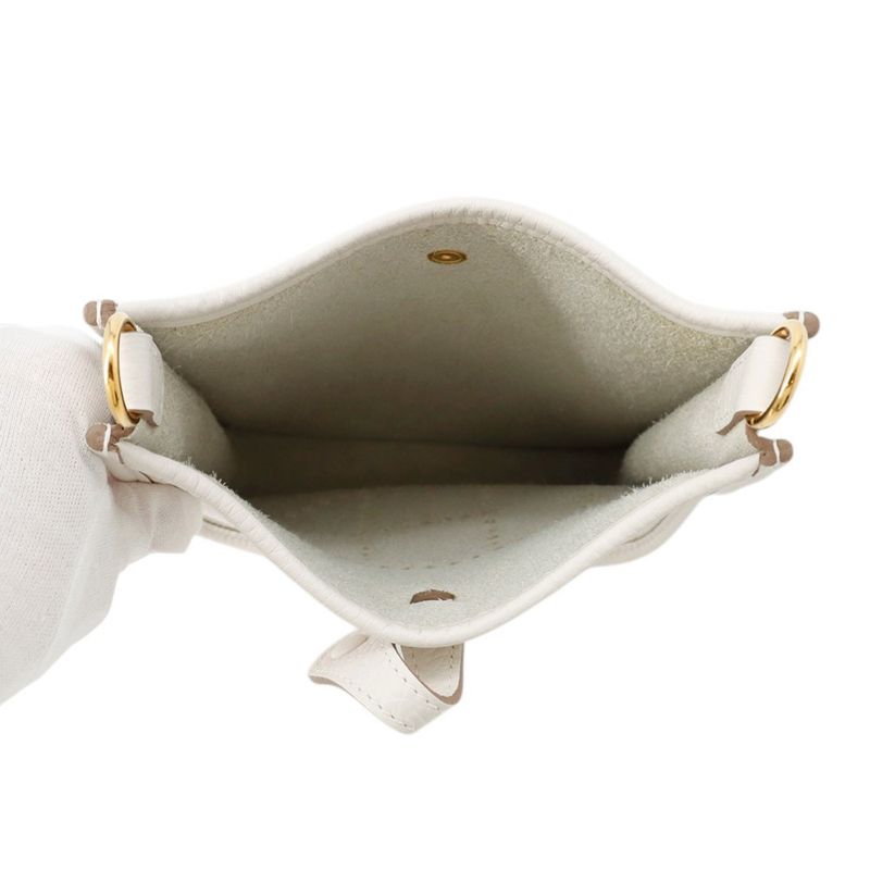 Hermes Evelyne TPM Amazon Gris Perle Gold Handbag