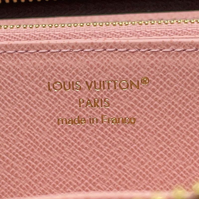 Louis Vuitton Wallet Monogram Zippy Rose Ballerine