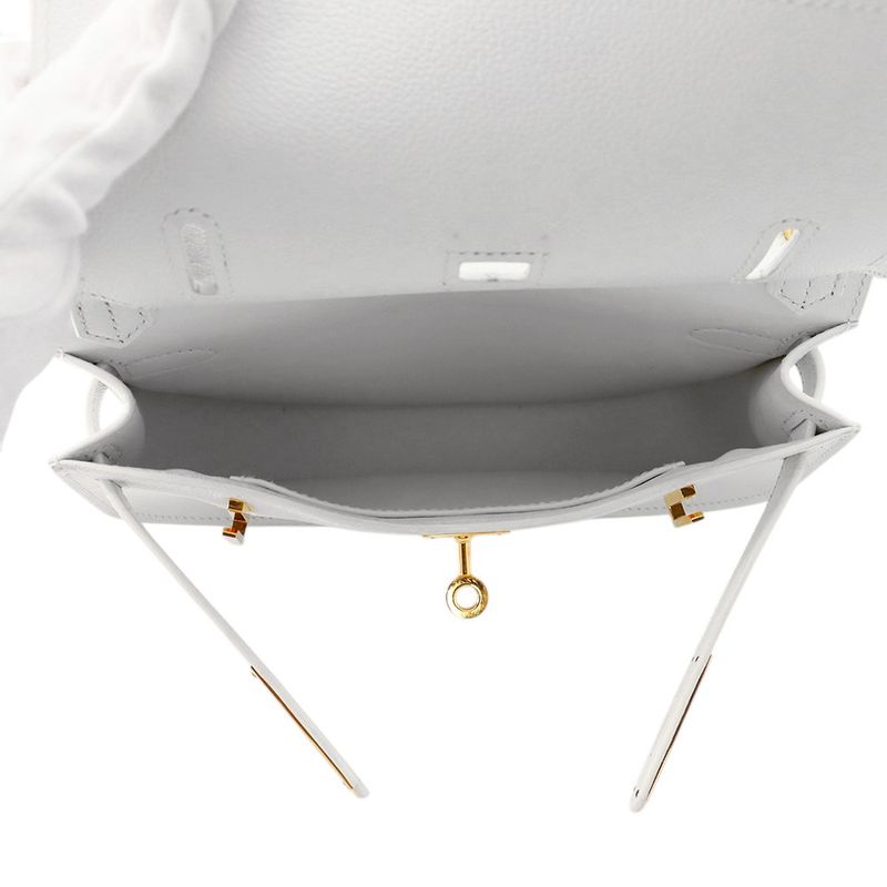 Hermes Gipsiere Mini New White Gold