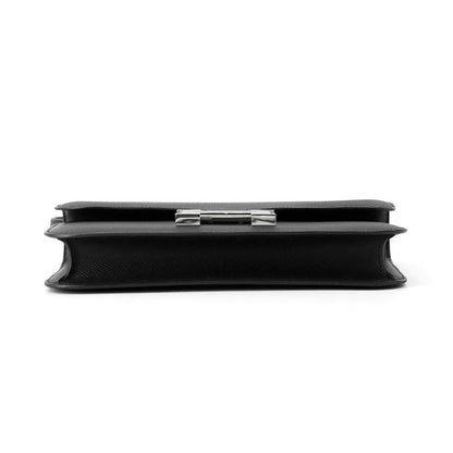 Hermes Constance Elan Miroir Black Silver Epsom