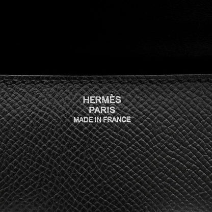 Hermes Constance Elan Miroir Black Silver Epsom