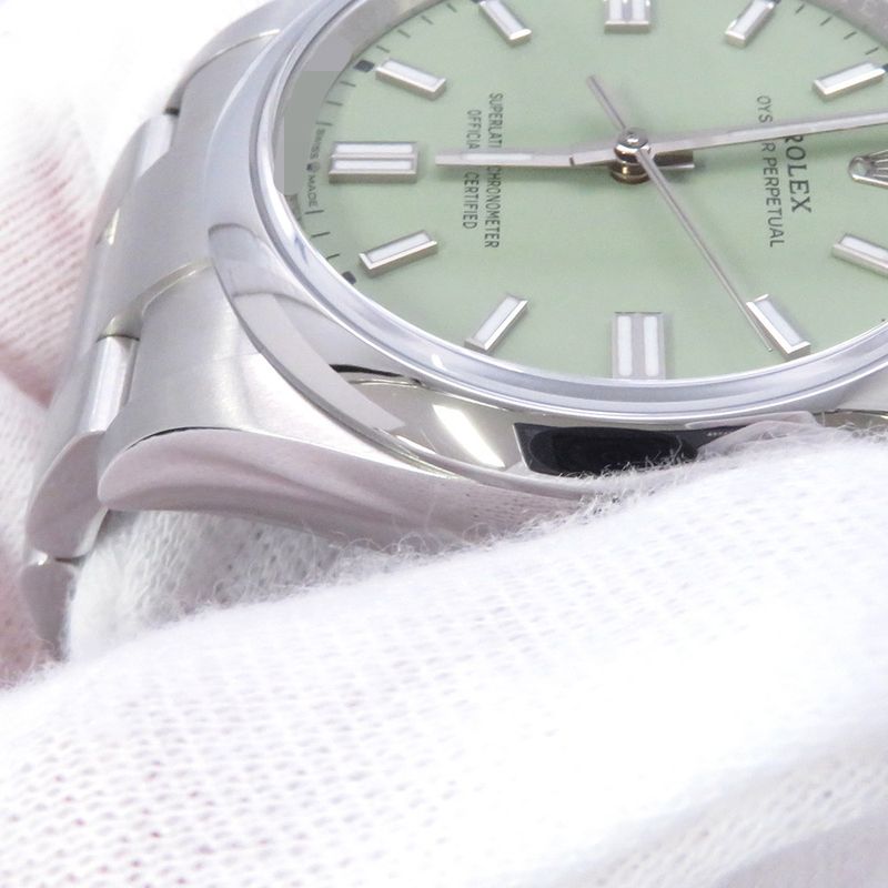 Rolex Oyster Perpetual 36 Roulette Watch Pistachio