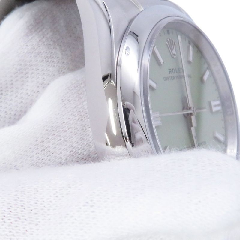 Rolex Oyster Perpetual 36 Roulette Watch Pistachio