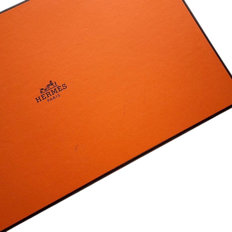 Hermes Wallet Kelly Pocket Long Black Electrum Chevre Sham Kira