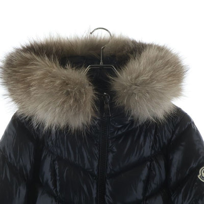 Moncler Fulmarus Hooded Down Coat with Logo Patch Black