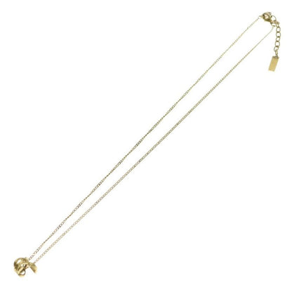 Saint Laurent Paris Cassandra Necklace Gold Plated