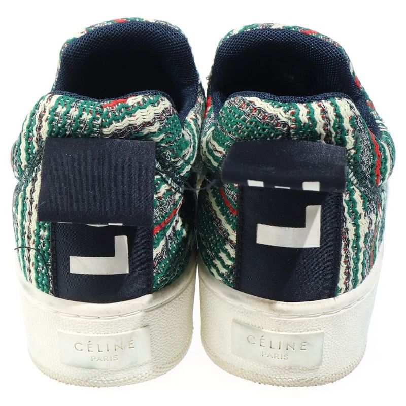 Celine Love Life Sneaker Twi Dro Cut Sneakers Green
