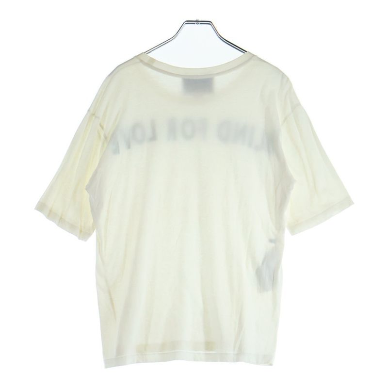 Gucci Blind for Love T Sequin Logo Crew Neck Short Sleeve T-Shirt Cut