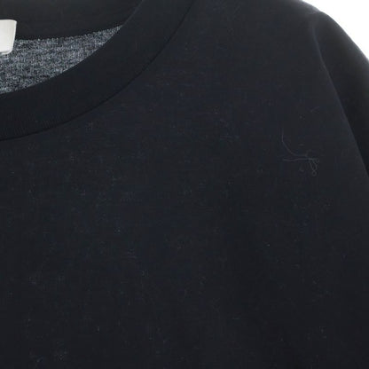 Celine Boy Doll Rhinestone Logo Short Sleeve Shirt Top Crew Neck Black