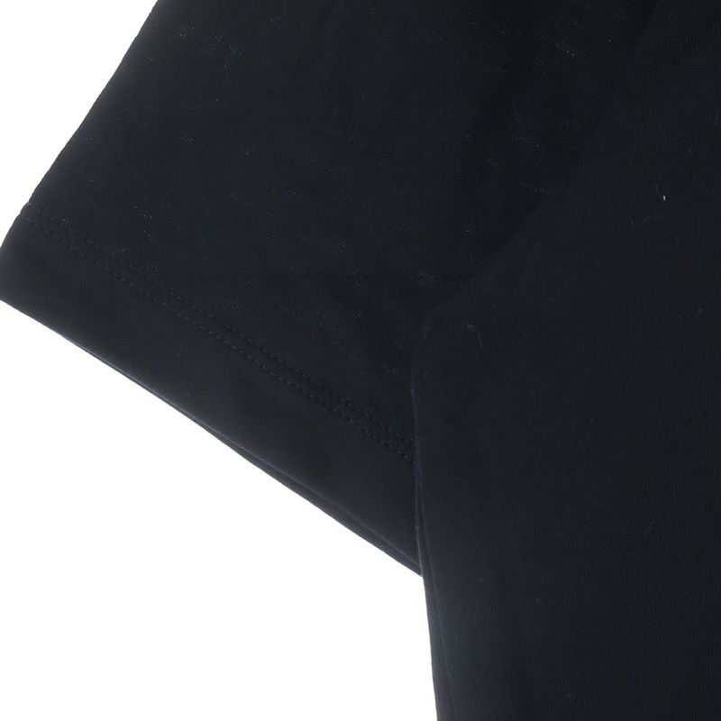 Celine Logo Studded Short Sleeve Shirt Top Crew Neck T-Shirt Black