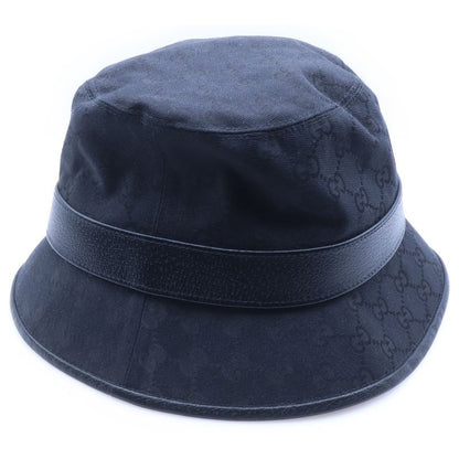 Gucci GG Supreme Bucket Hat Black Canvas
