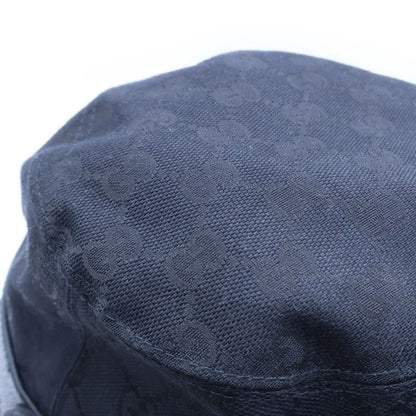 Gucci GG Supreme Bucket Hat Black Canvas
