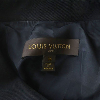 Louis Vuitton Jacquard Cut Replacement Sleeve Short Military Jacket Black