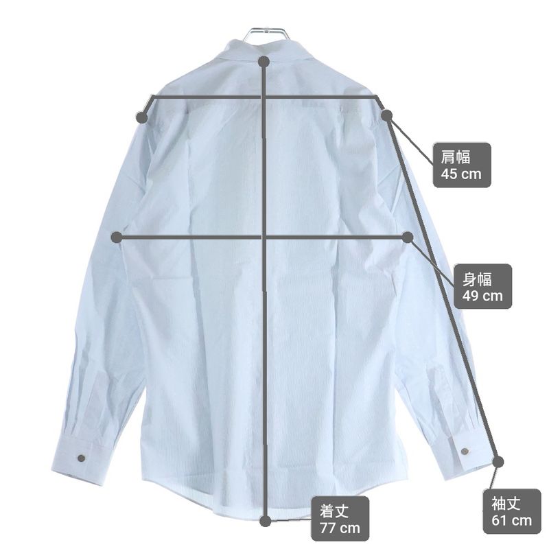 Hermes Button Dress Shirt Long Sleeve Top Flower